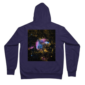 Supernova Debris Sudadera con capucha unisex con cremallera completa