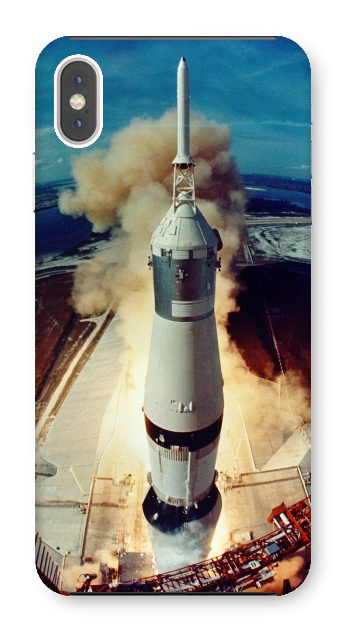 Apollo 11 liftoff: caja del teléfono de la cámara de la torre del lanzamiento