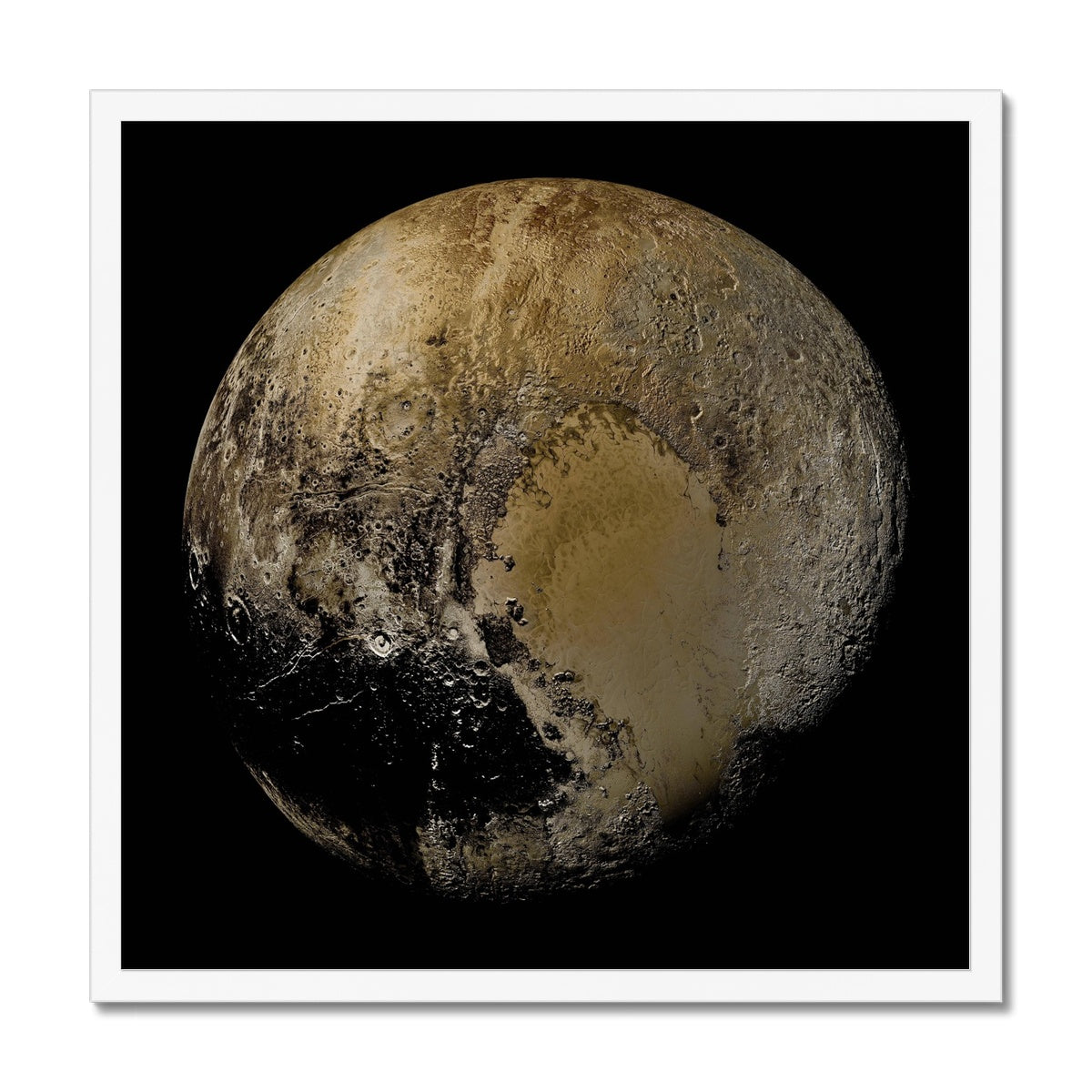 Pluto Framed Print