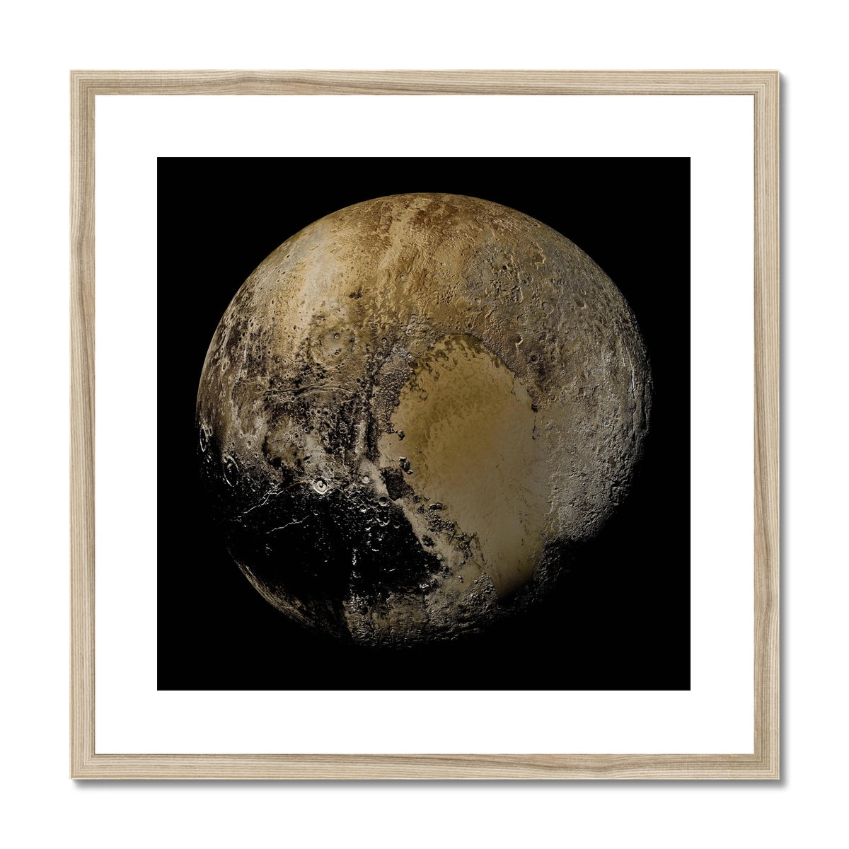 Pluto Framed & Mounted Print