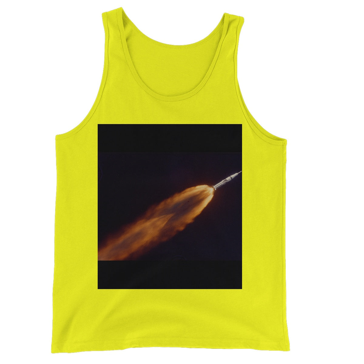 Apollo 7 photographed in flight by ALOTS (68-HC-641) Unisex Jersey Tank Top