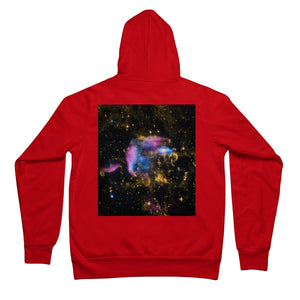 Supernova Debris Sudadera con capucha unisex con cremallera completa