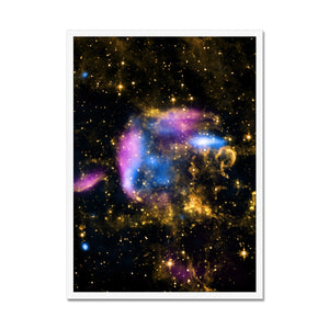 Supernova Debris Framed Print