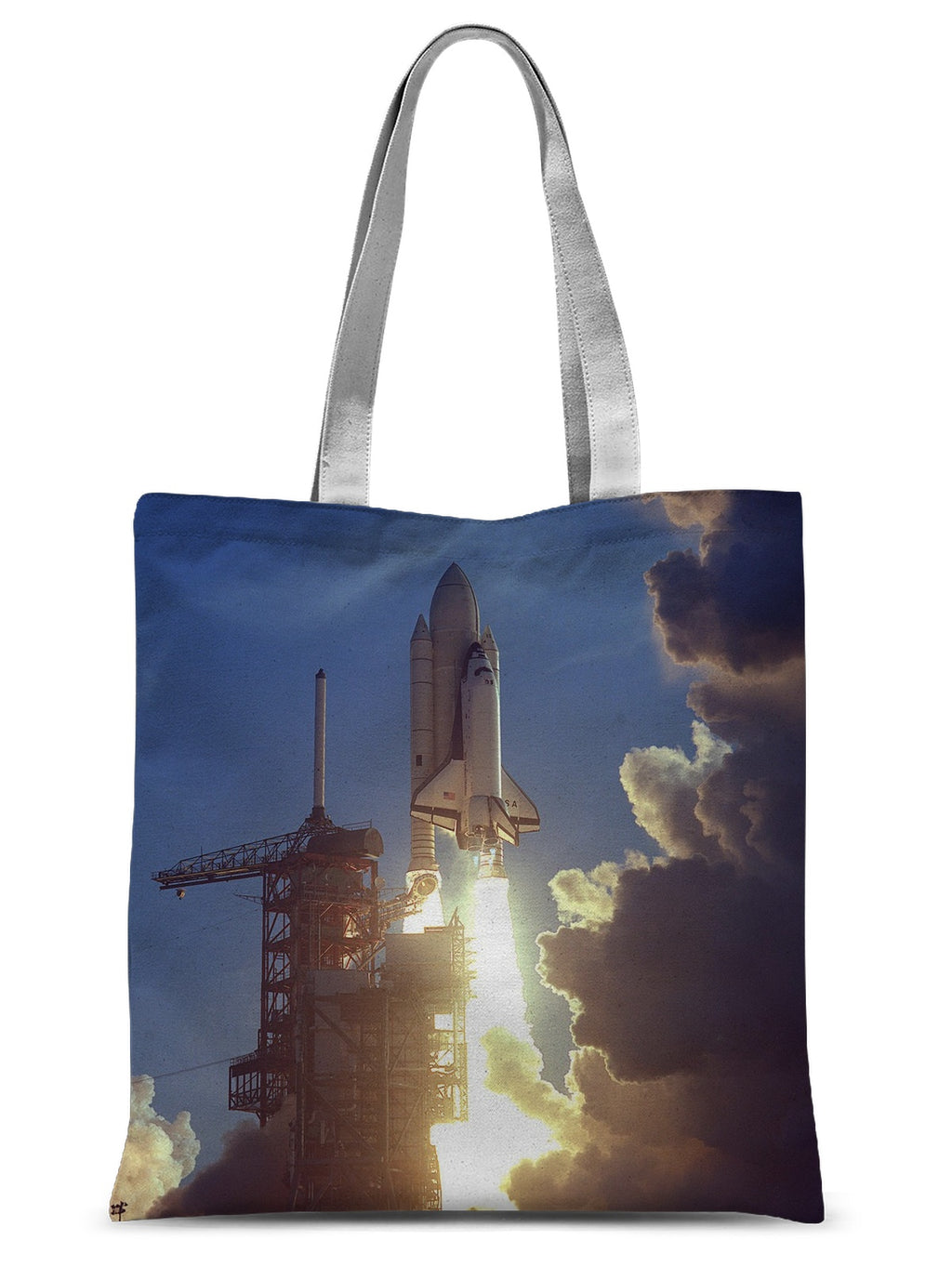 The STS Launch NASA Sublimation Tote Bag