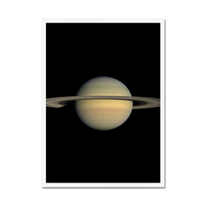 Saturn during Equinox Framed Print