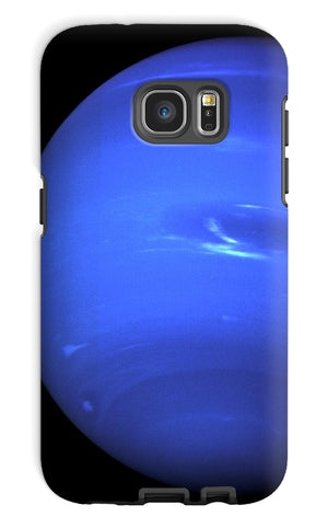 Neptune, Earth size comparison Phone Case