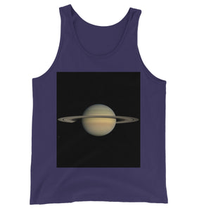 Saturn during Equinox Unisex Jersey Tank Top