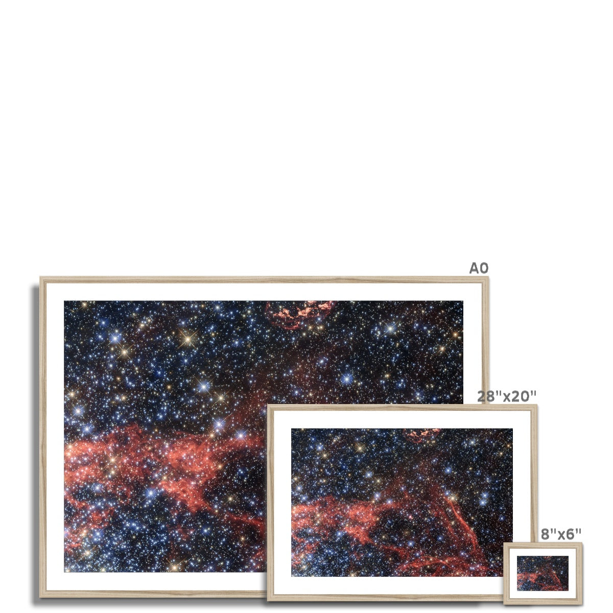 Supernova Remnants Framed & Mounted Print