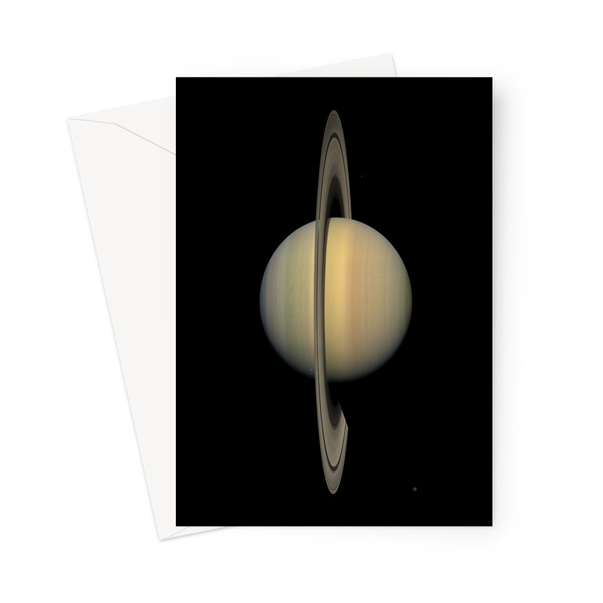 Saturn during Equinox Greeting Card