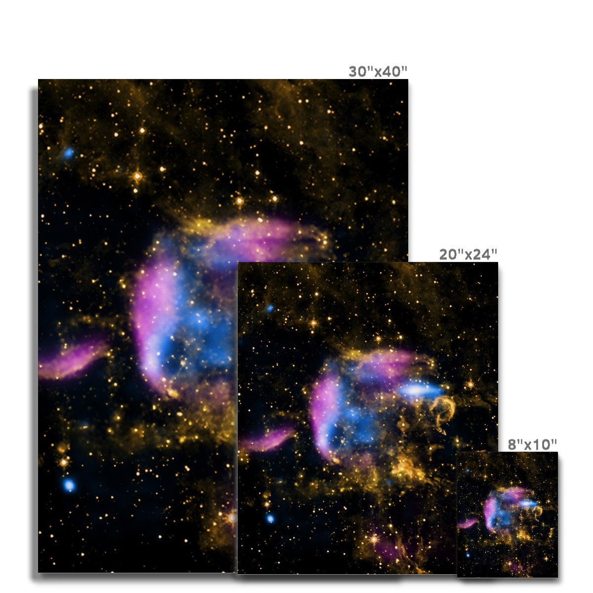 Supernova Debris Canvas