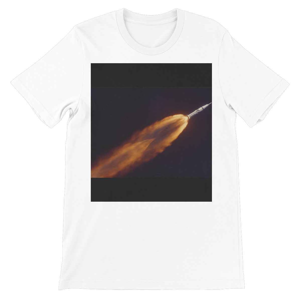 Apollo 7 photographed in flight by ALOTS (68-HC-641) Unisex Short Sleeve T-Shirt