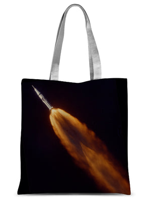 Apollo 7 fotografiado en vuelo por A LOTS (68-HC-641) Sublimation Tote Bag