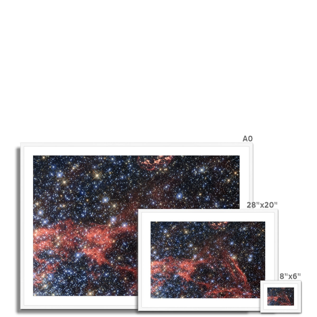 Supernova Remnants Framed & Mounted Print