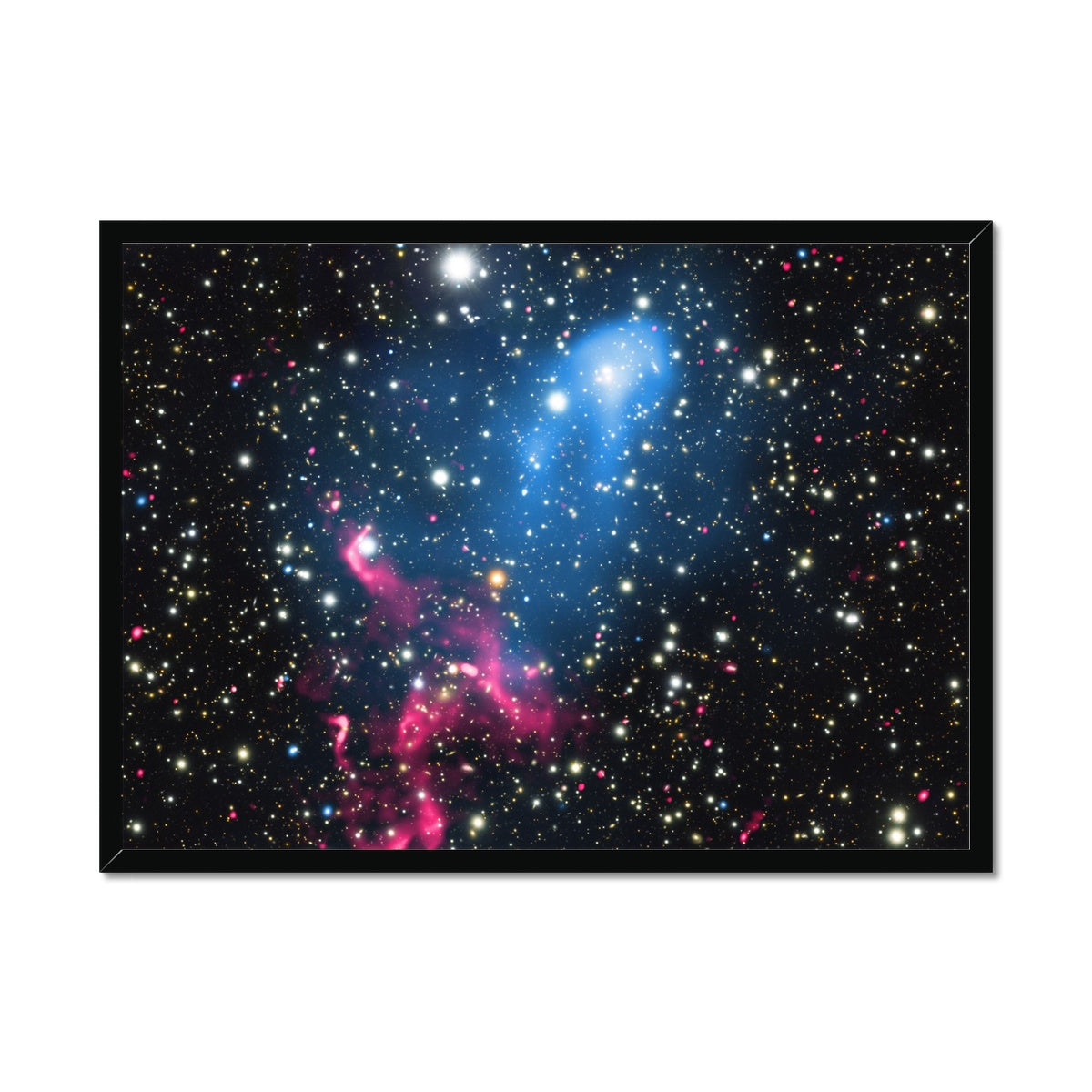 The Galaxy Collision Framed Print