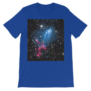 The Galaxy Collision Unisex Camiseta de manga corta