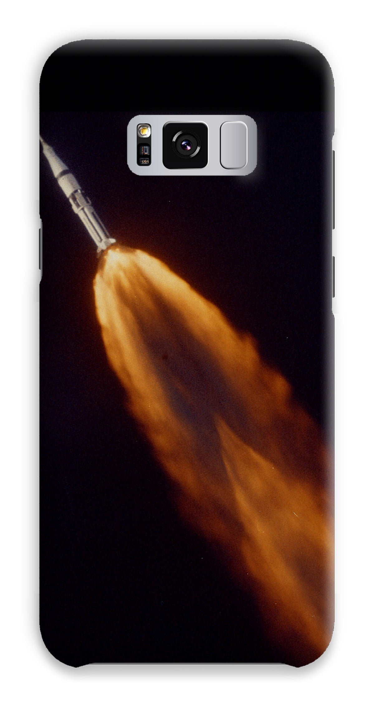 Apollo 7 photographed in flight by ALOTS (68-HC-641) Phone Case