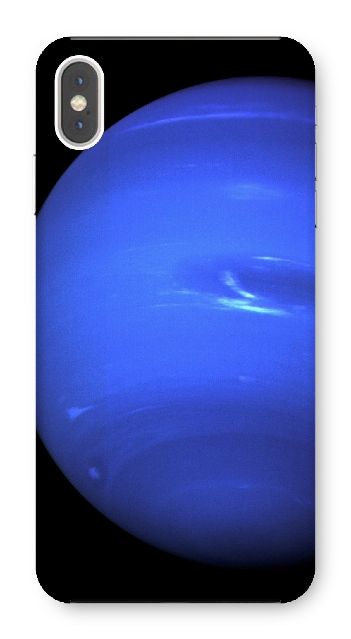 Neptune, Earth size comparison Phone Case