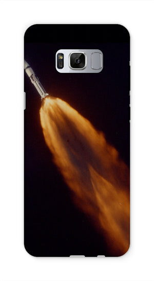 Apollo 7 photographed in flight by ALOTS (68-HC-641) Phone Case