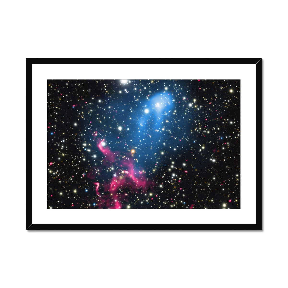 The Galaxy Collision Framed & Mounted Print