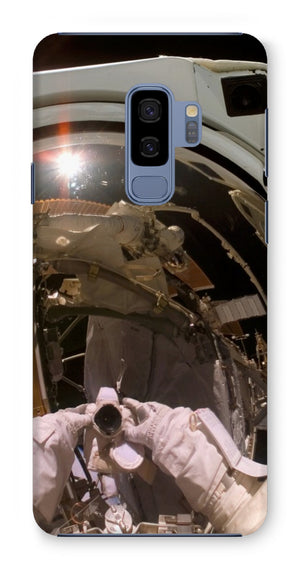 Astronaut Selfie in Orbit Phone Case