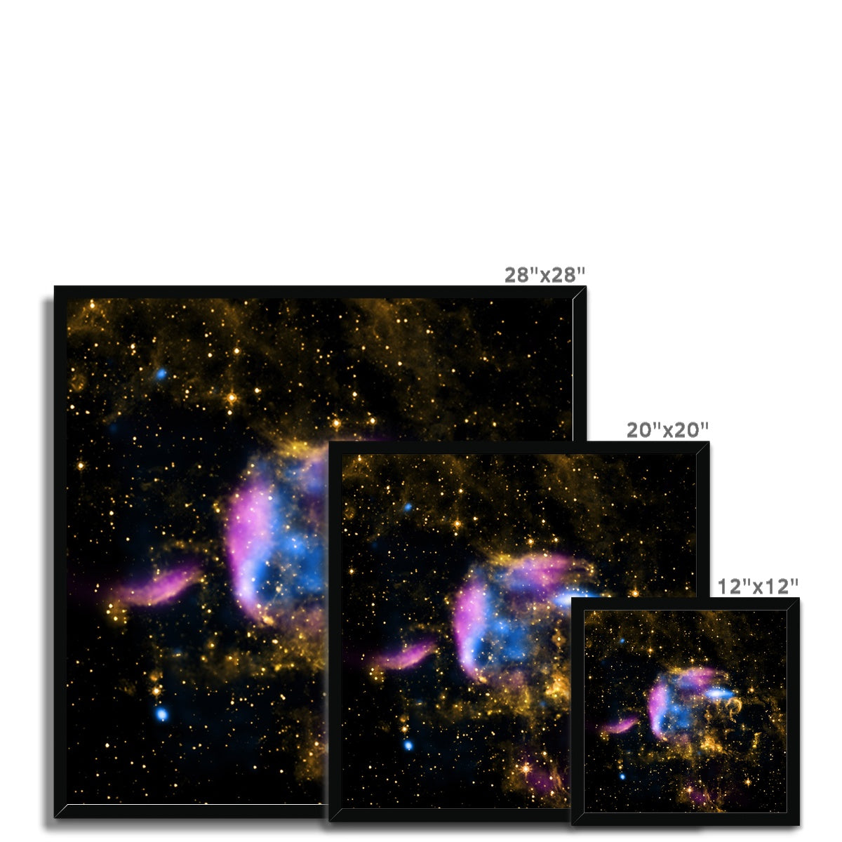 Supernova Escombros Enmarcada