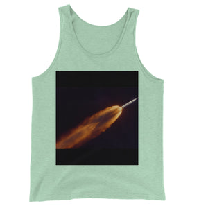 Apollo 7 photographed in flight by ALOTS (68-HC-641) Unisex Jersey Tank Top