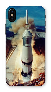 Apollo 11 liftoff: caja del teléfono de la cámara de la torre del lanzamiento