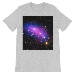 La frontera Galaxy Cluster Unisex camiseta de manga corta