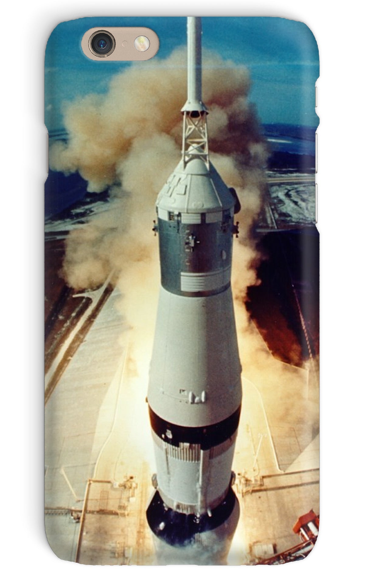 Apollo 11 liftoff: caja del teléfono de la cámara de la torre del lanzamiento