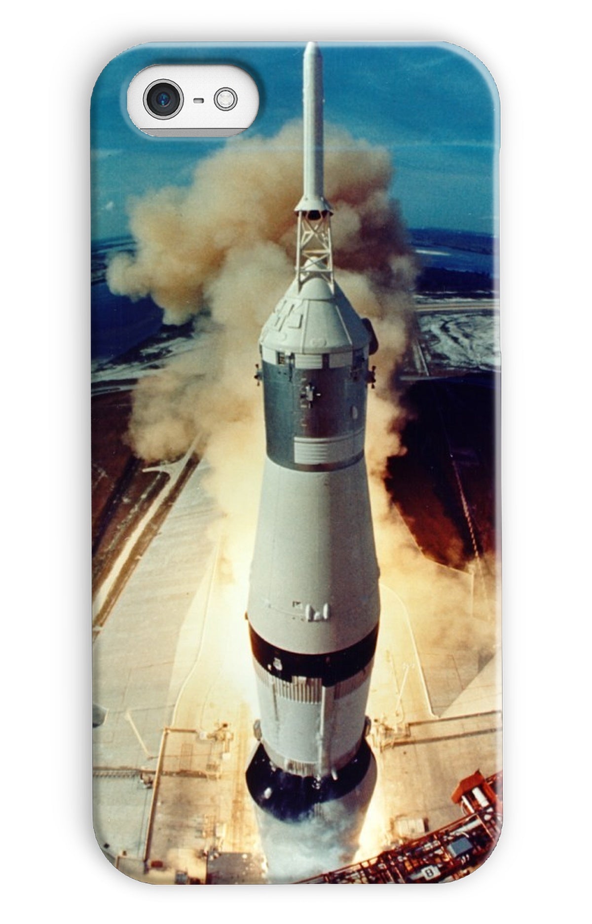 Apollo 11 liftoff: launch tower camera Phone Case