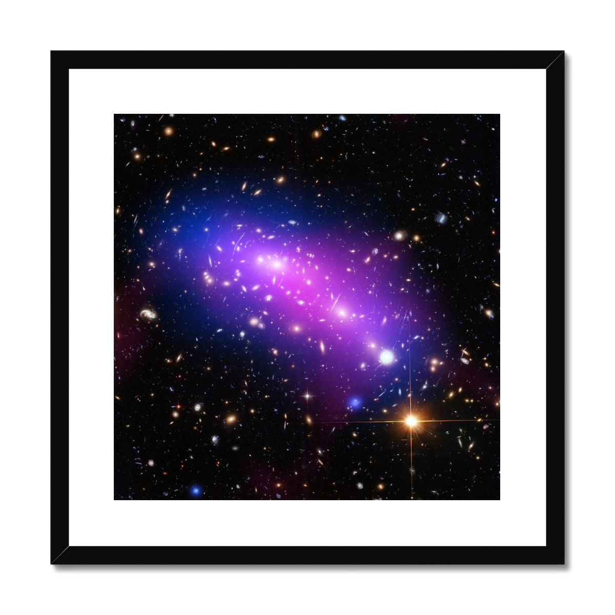 The Frontier Galaxy Cluster Framed & Mounted Print