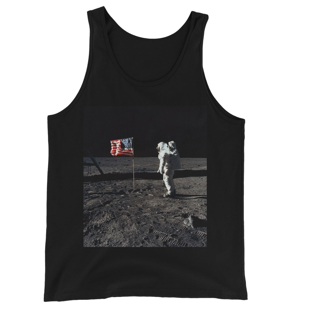 Apollo 11 Moonwalk Unisex Jersey Tank Top