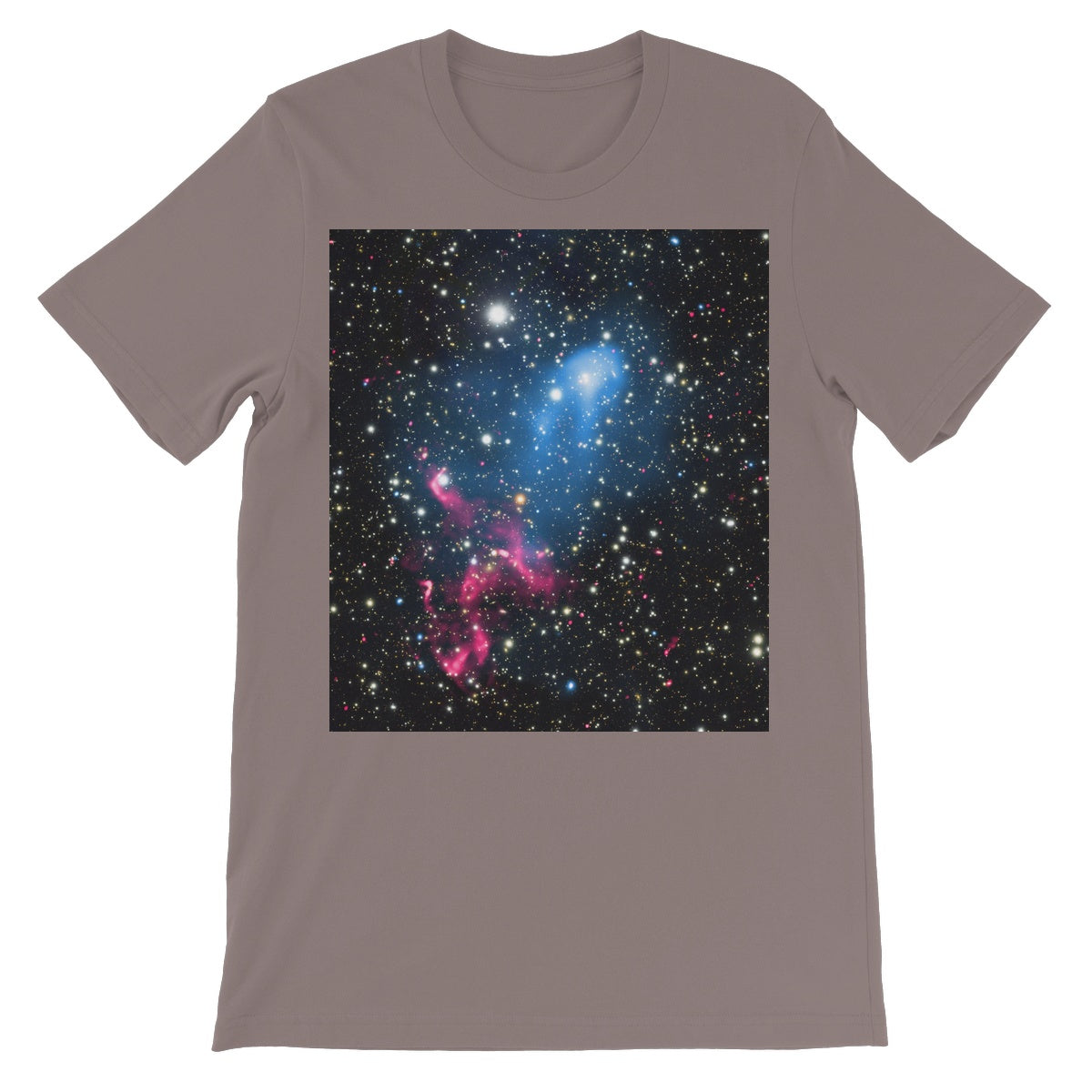 The Galaxy Collision Unisex Short Sleeve T-Shirt