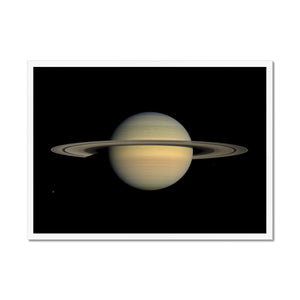 Saturn during Equinox Framed Print