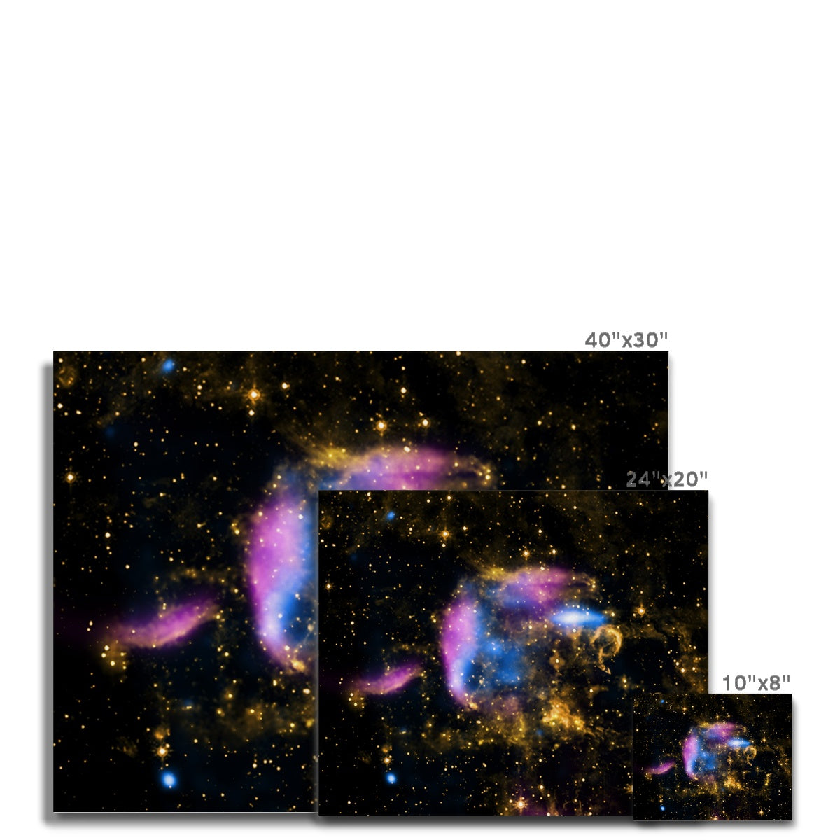 Supernova Debris Canvas