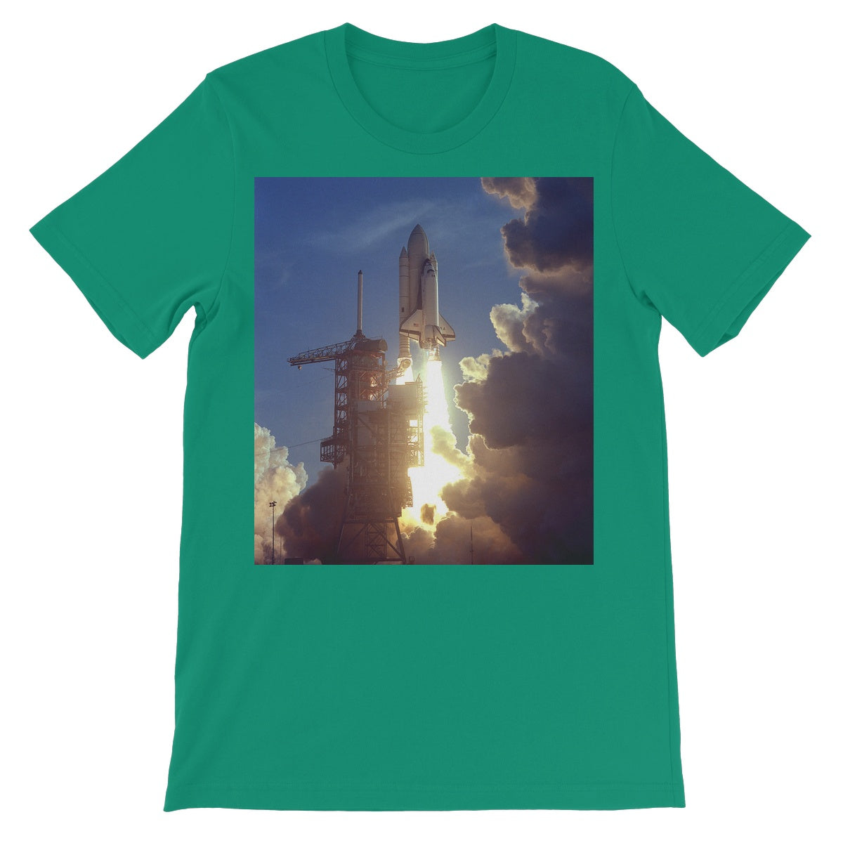 The STS Launch NASA Unisex Short Sleeve T-Shirt