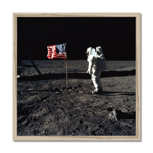 Apollo 11 Moonwalk Framed Print