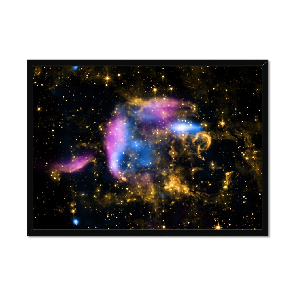 Supernova Debris Framed Print