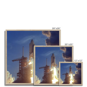 The STS Launch NASA Framed Print