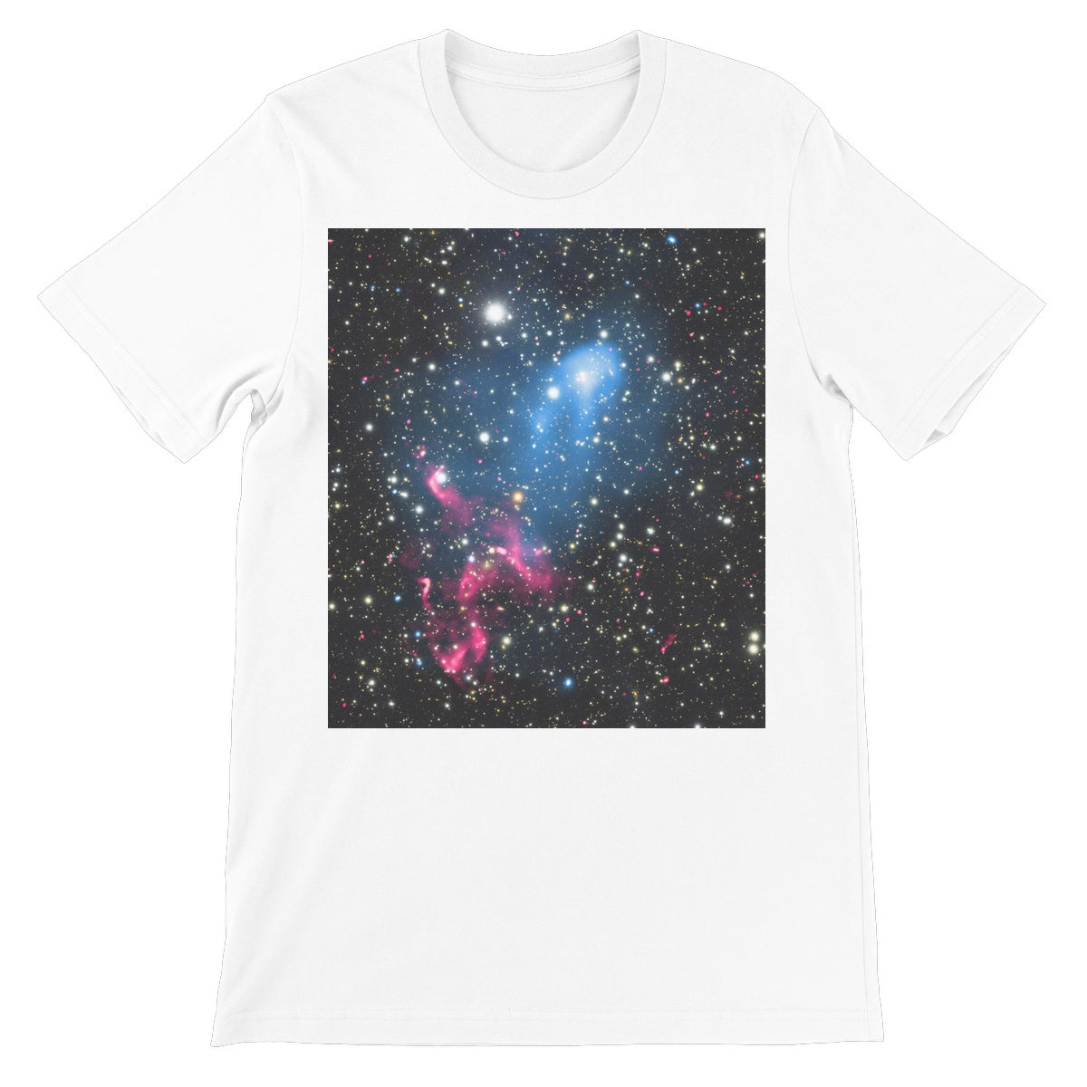 The Galaxy Collision Unisex Camiseta de manga corta