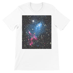 The Galaxy Collision Unisex Camiseta de manga corta