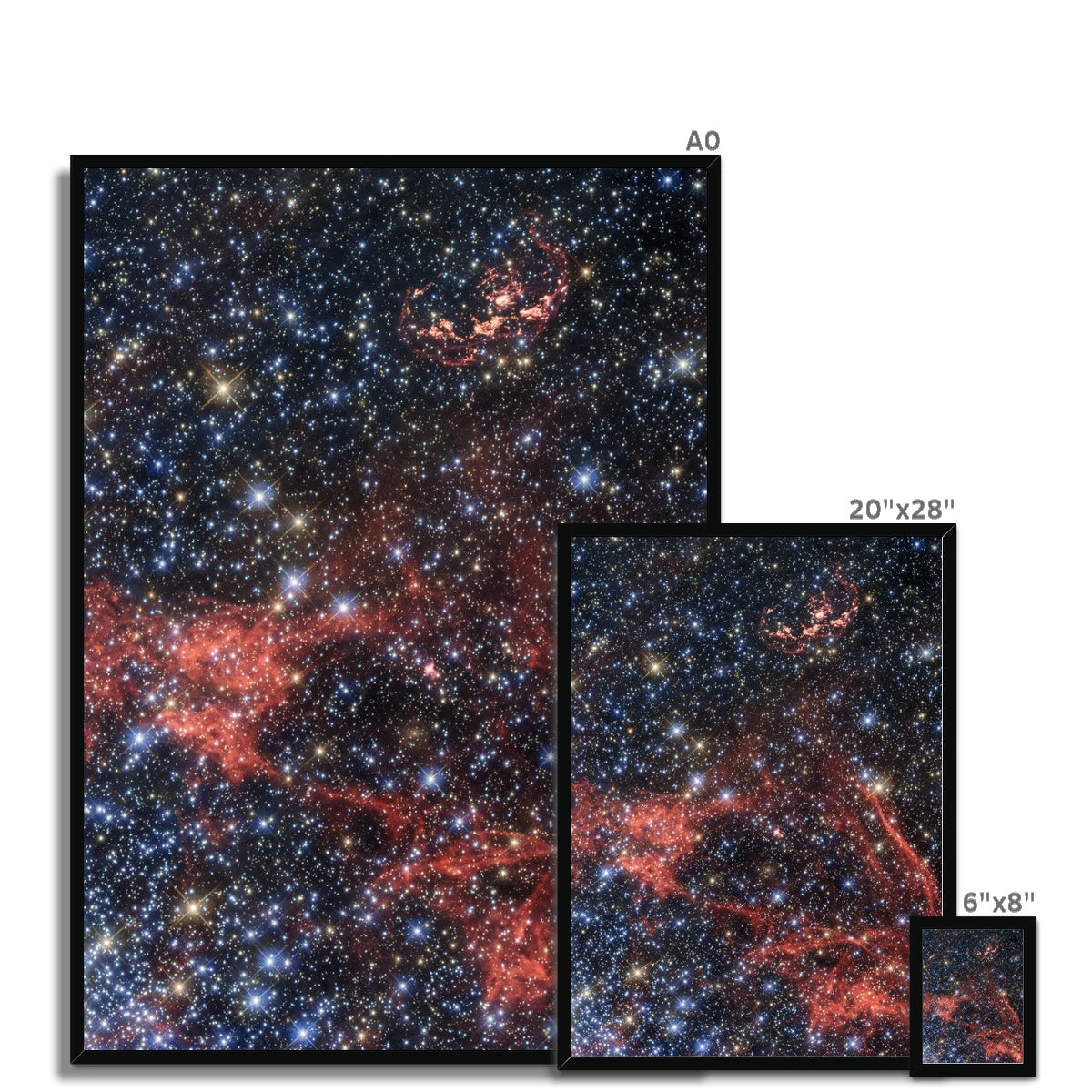 Supernova Remnants Framed Print