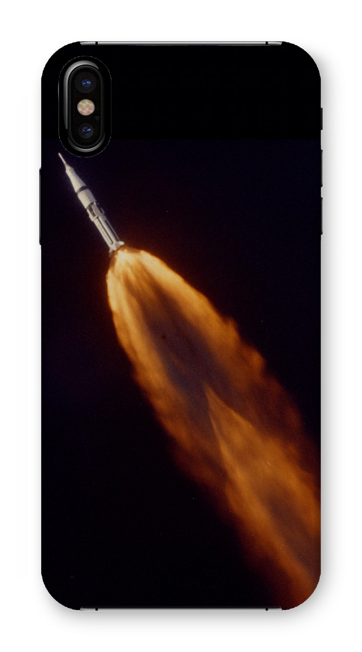 Apollo 7 photographed in flight by ALOTS (68-HC-641) Phone Case