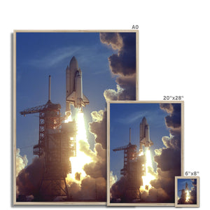 The STS Launch NASA Framed Print