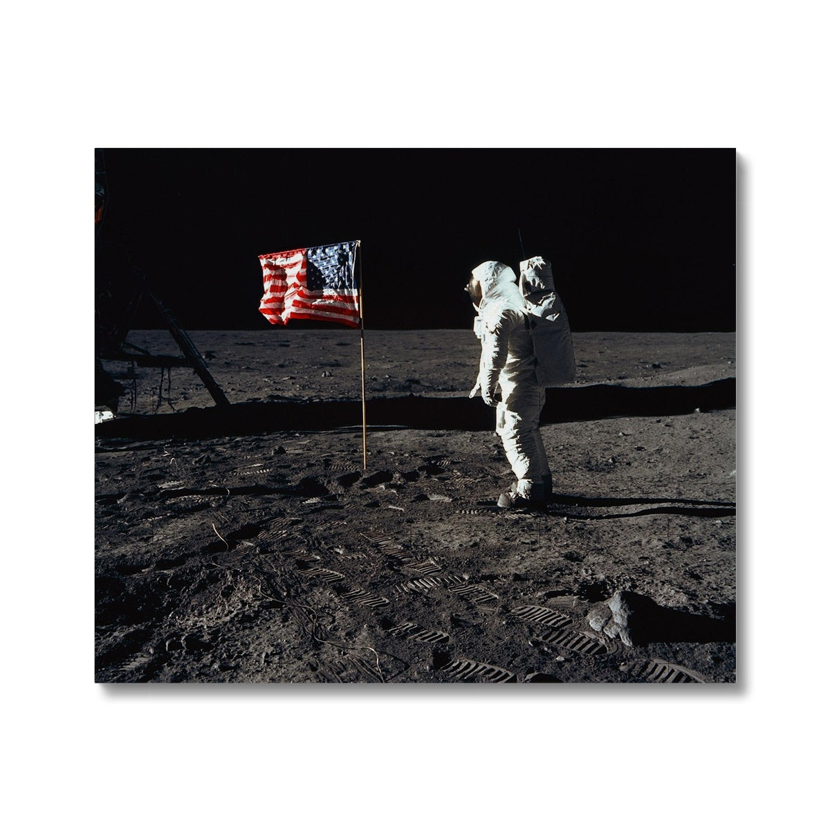 Apollo 11 Moonwalk Canvas